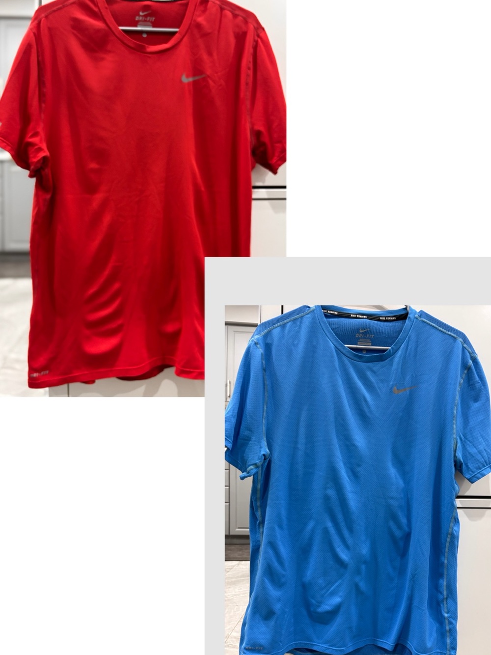 Nike Dri-FIT Men's Athletic Tee - Red / Blue Options medium